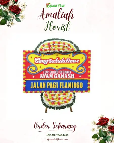 Sewa Papan Bunga Bakur